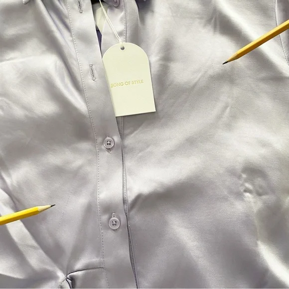 Song of Style Marta Satin Dress in Lavender Women's Size XS NWT *Read* - Picture 11 of 11